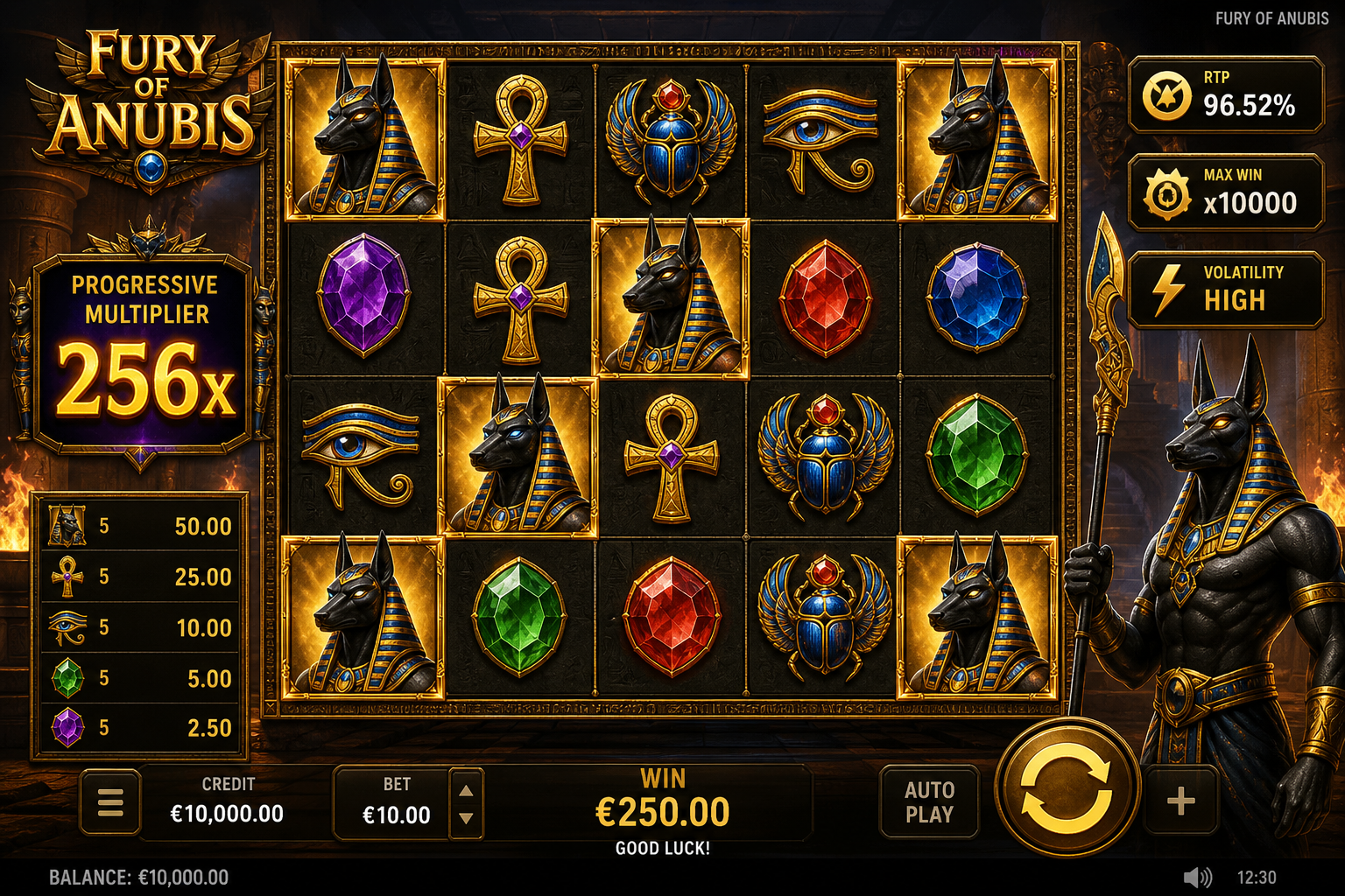 Fury of Anubis slot
