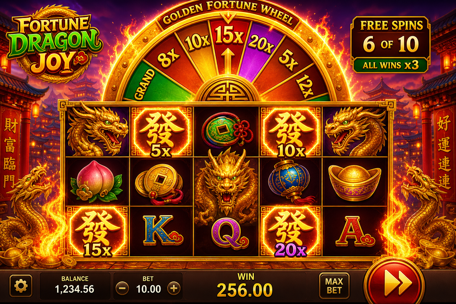 Fortune Dragon Joy free spins