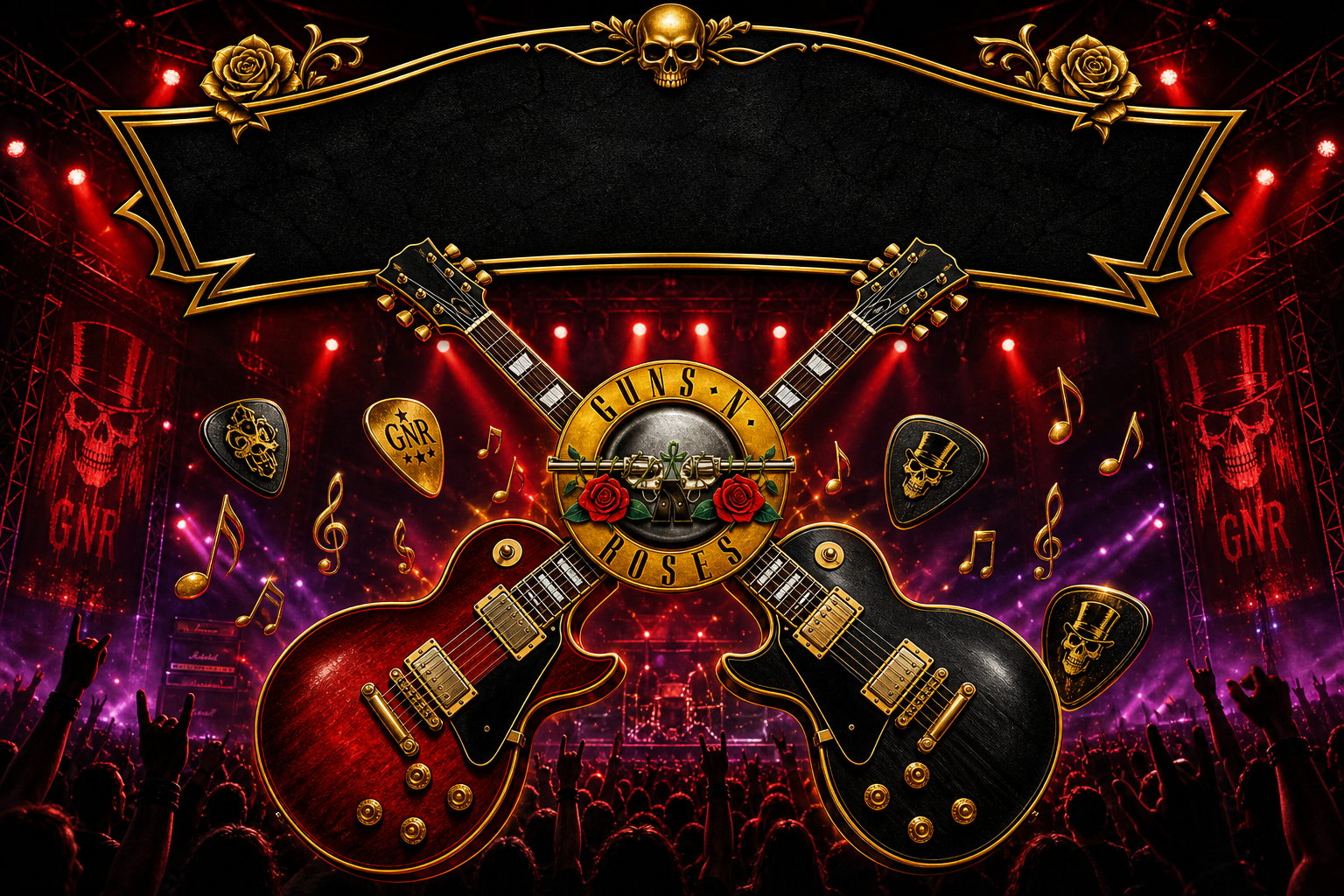 Guns N Roses banner