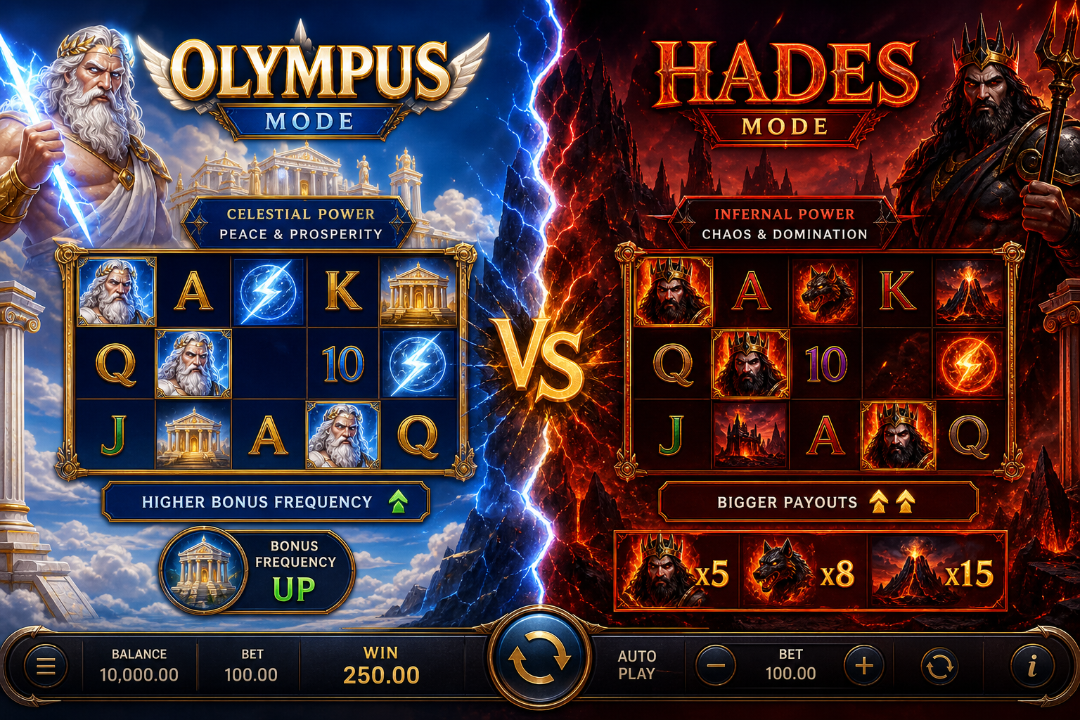 Dual Mode System: Olympus vs Hades